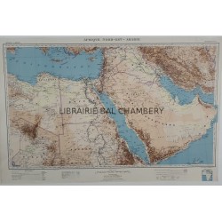 Carte - Afrique Nord Est - Arabie -  Feuilles N° 2 et 6