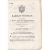 Lettres-Patentes par lesquelles Sa Majesté donne de nouvelles dispositions relatives à la Loterie