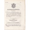 Lettres-Patentes par lesquelles Sa Majesté, en abrogeant les art. 1,2,21 et 22 de l'Edit Royal du 12 mars 1749,