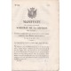 Manifeste de l'excellentissime magistrat de la réforme des études, portant notification des dispositions souveraines relatives