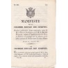 Manifeste de la chambre royale des comptes portant publication d'une convention entre S.M. le Roi de Sardaigne et