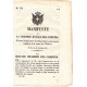 Manifeste de la chambre royale des comptes portant notification des dispositions souveraines relative à la vente des Tabacs
