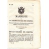 Manifeste de la chambre royale des comptes portant notification des dispositions souveraines relative à la vente des Tabacs