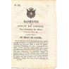 Manifeste du Sénat de Savoie pour l'échenillage des Arbres.