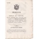 Manifeste du Sénat de Savoie portant publication d'une Convention entre Sa Majesté le Roi et S.A.R. l'Electeur de Hesse, pour