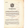 Manifeste de la Chambre Royale des comptes portant notification des dispositions souveraines relatives aux droits de