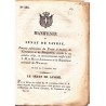 Manifeste du Sénat de Savoie portant publication du Traité d'Amitié, de Commerce et de Navigation, conclu le 29 octobre 1840, et