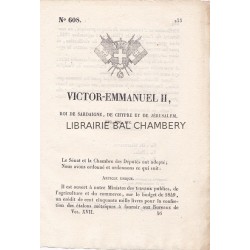 Victor-Emmanuel II, roi de Sardaigne, de Chypre et de Jérusalem, etc, ...