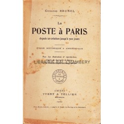 La Poste à Paris depuis sa création jusqu'à nos jours