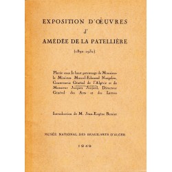 Exposition d'Oeuvres d'Amédée de La Patellière (1890-1932)