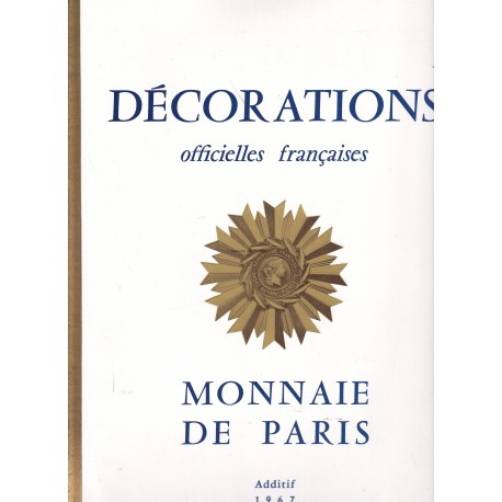 Décorations officielles françaises - Additif