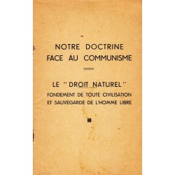 Notre doctrine face au communisme