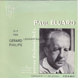 Eluard - Poetes d'aujourd'hui n°1 - Disques Adès