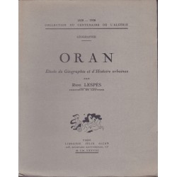 ORAN Etude de géographie et d'histoire urbaines
