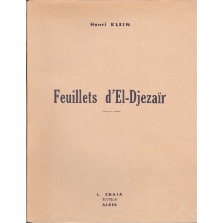Feuillets d'El-Djezaïr