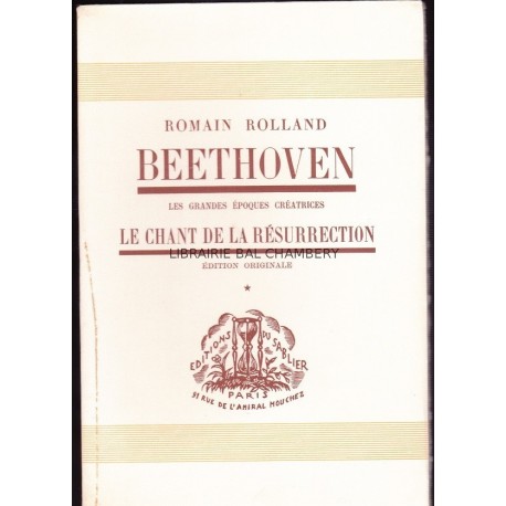 Beethoven - Les grandes époques créatrices - Edition originale