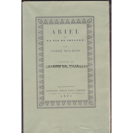 Ariel ou la vie de Shelley. Vignettes de Hermine David.