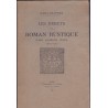 Les débuts du roman rustique. Suisse, Allemagne, France. 1836-1856.