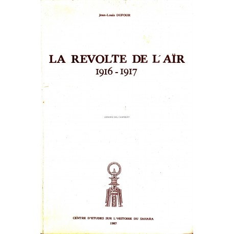 La révolte de l'Aïr 1916 - 1917