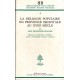 La religion populaire en Provence orientale au XVIII° siècle