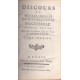 Discours et oeuvres mêlées  2 tomes