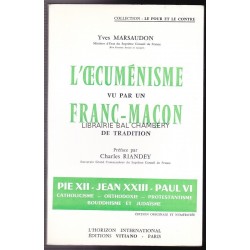 L'Oecuménisme vu par un franc-maçon de tradition