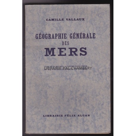 Géographie générale des Mers