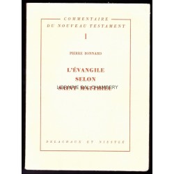 L'évangile selon Saint Matthieu