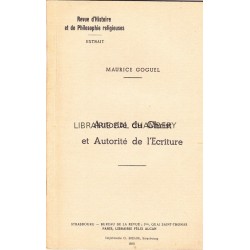 Autorité du Christ et Autorité de l'Ecriture