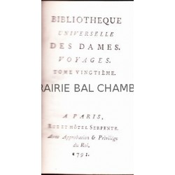 Bibliothèque universelle des Dames. Voyages. Tome XX