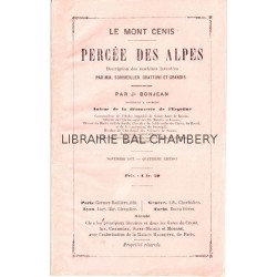 Le Mont-Cenis, Percée des Alpes  Description des machines inventées