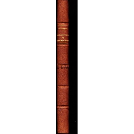 Métaphysique et psychologie. Deuxième édition