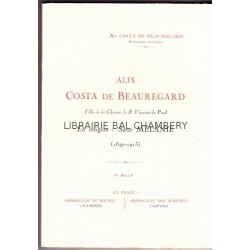 Alix Costa de Beauregard - Fille de la Charité  de St Vincent de Paul - En religion : Soeur Mélanie (1847-1915)
