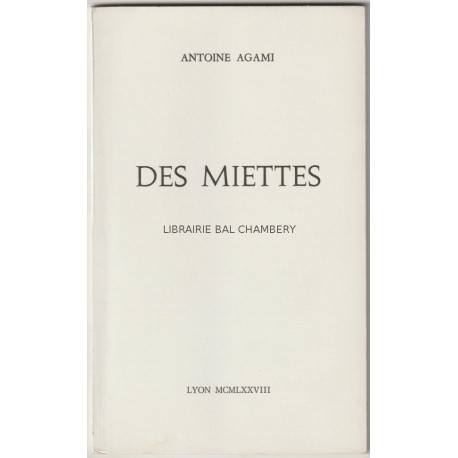 Des miettes