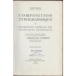 Composition typographique & description générale des techniques graphiques