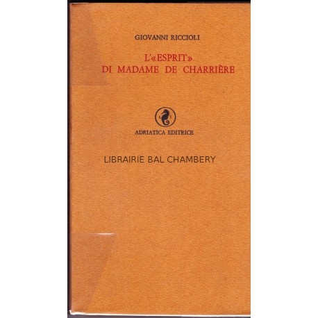 L'esprit di madame de Charrière
