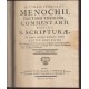 Menochii, doctoris theologi, commentarii totius S. scripturae, Ex optimis quibufque Auctoribus collecti.