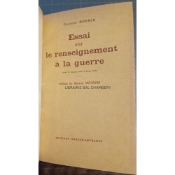 Essai sur le renseignement à la guerre