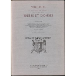 Nobiliaire du département de l'Ain (XVII° et XVIII° siècles)   Bresse et Dombes