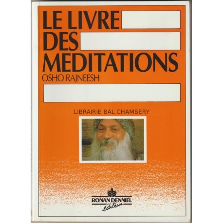 Le livre des méditations Le livre orange