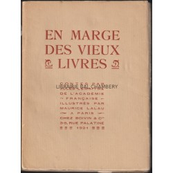 En marge des vieux livres Contes, Illustres par M Lalau, 2 volumes, Paris, Boivin, 1921-1924