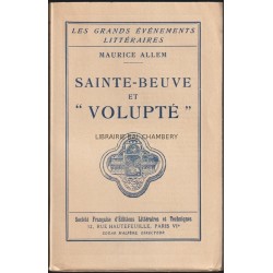 Sainte-Beuve et "Volupté"