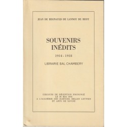 Souvenirs inédits 1914-1918