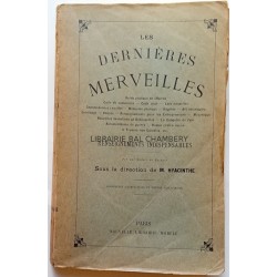 Les dernières merveilles  Renseignements indispensables
