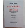Les plaisirs et les jeux. Mémoires du Cuib et du Tioup. Les Erispaudants.
