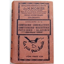 Annuaire de la Confiserie - Chocolaterie - Confiturerie - Biscuiterie -Patisserie - Glacerie - Edition 1953