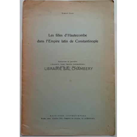 Les filles d'Hautecombe dans l'Empire latin de Constantinople