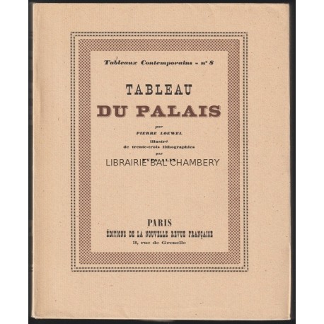 Tableau du Palais